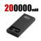 Black 200000mAh